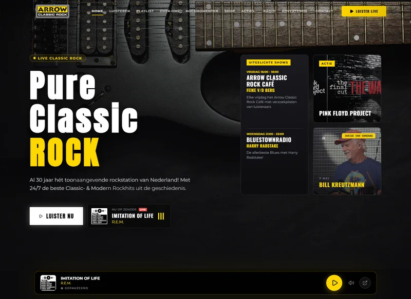 Het door Maeno gemaakte ontwerp voor Arrow Classic Rock
